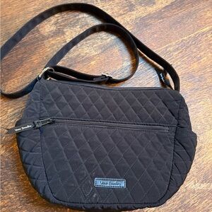 Vera Bradley Black Quilted Shoulder Bag